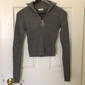 Urban Outfitters ribbed cropped sweater